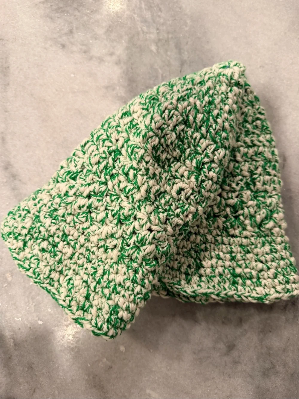 Handmade Crochet Bucket Hat 100% Cotton Lightweight Packable Festival Boho Beach